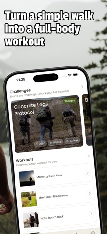 Ruck & Weighted Vest Training iPhone screenshot