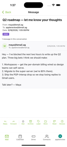 Bmail — Encrypted Email Screenshot 2 of 6