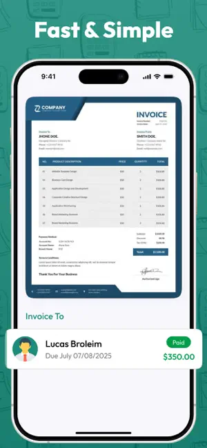 Invoxa: Invoice Estimate Maker screenshot 4