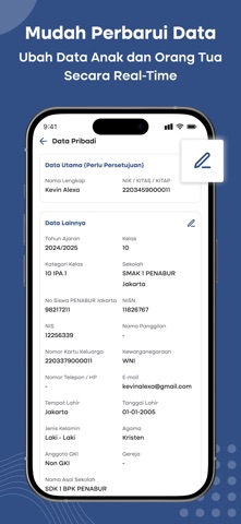 PENABUR SMS screenshot