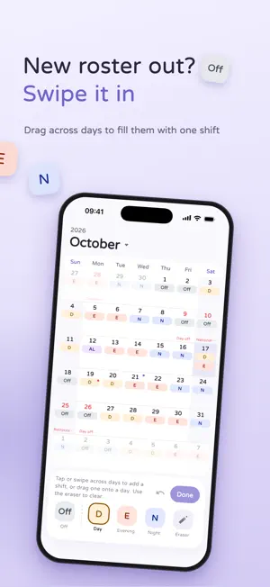 OmyShift: Shift Work Calendar screenshot 2