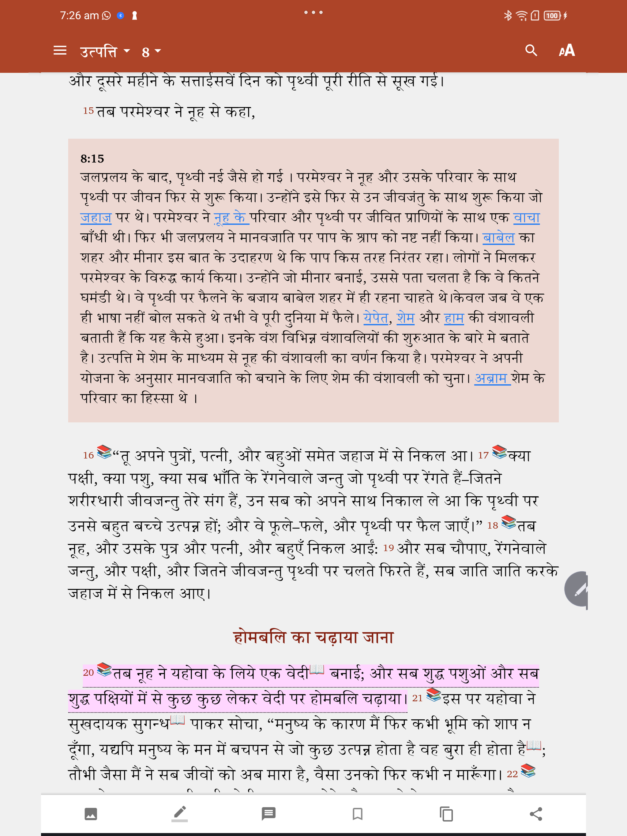 Pastors Hindi Study Bible