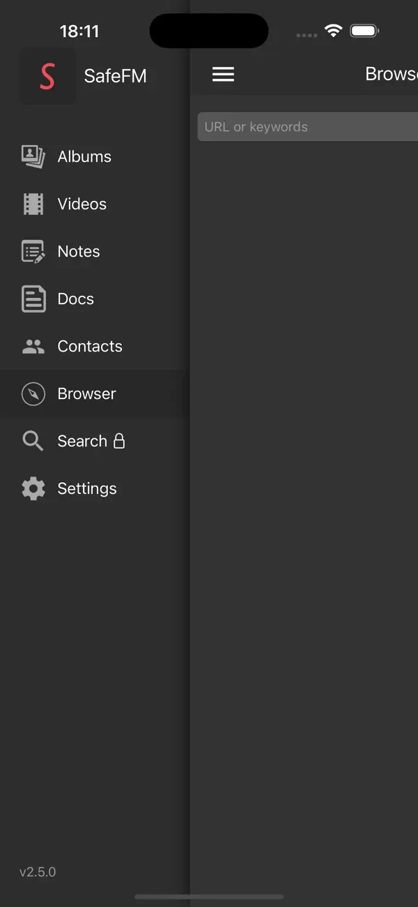 Screenshot #1 pour SafeFM-Gestionnaire fichiers