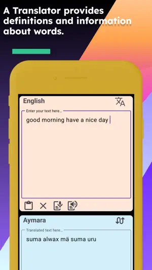 English Aymara Translator screenshot 3