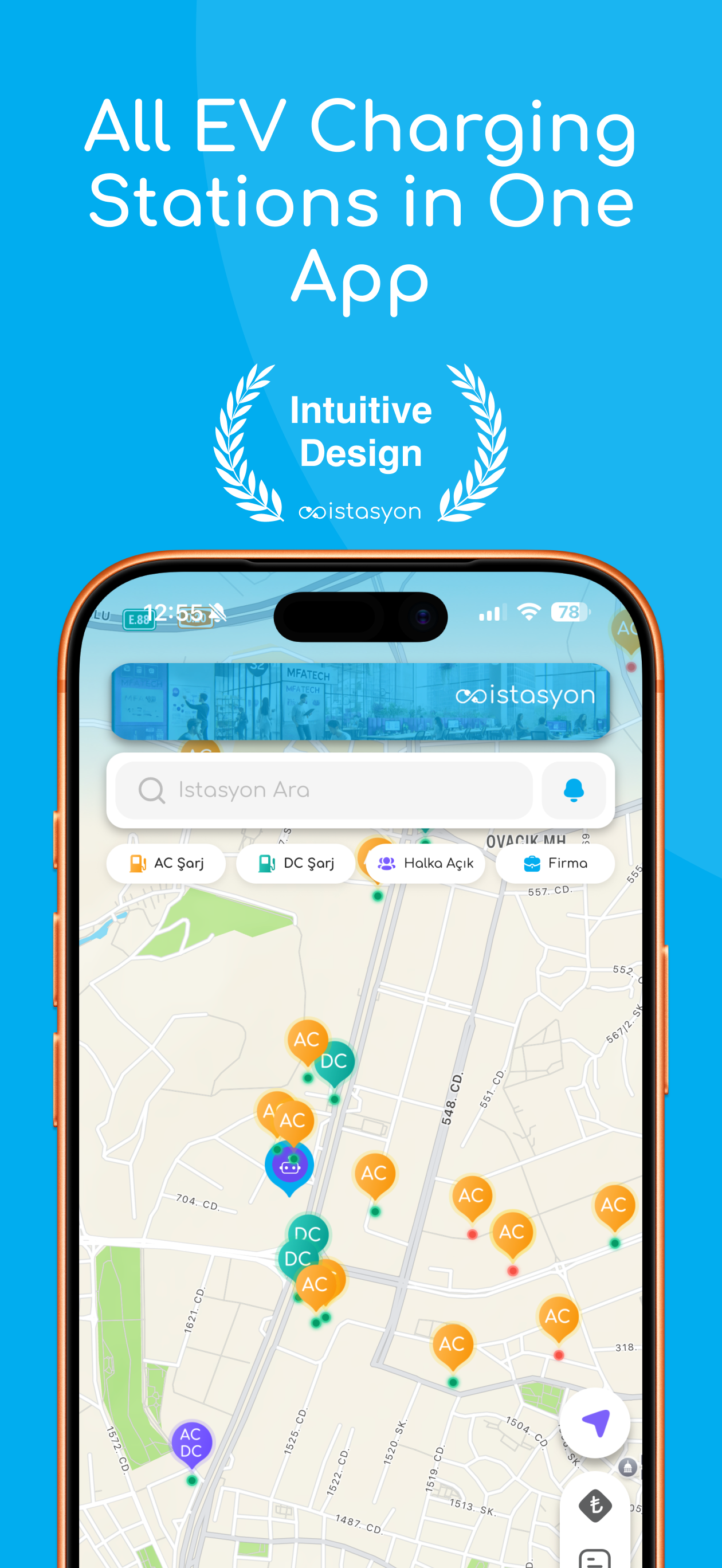 Istasyon: EV Charging Stations