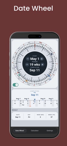 Date Wheel Calculator Screenshot 1 of 4