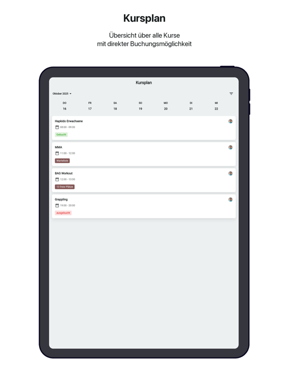 KMA BERLIN app screenshot 3