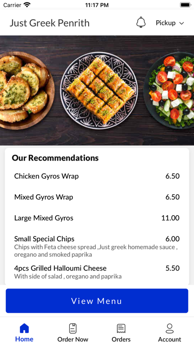 Just Greek Penrith Screenshot