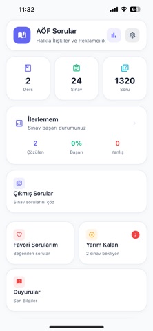 AÖF Sorular Screenshot 1 of 7