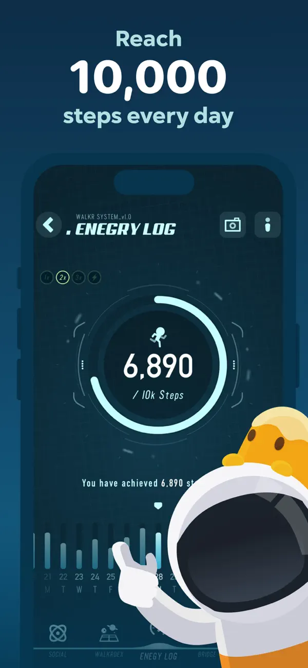 Screenshot #2 pour Walkr - Gamified Fitness Walk
