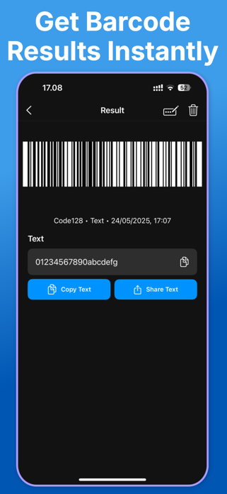 Bar Code Reader ™ Screenshot 3 of 5