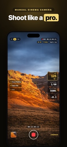 Lucent: Pro Video Camera Screenshot 1 of 5