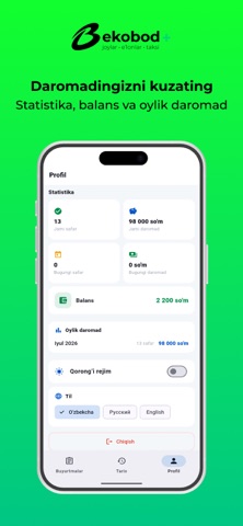 Bekobod Plus: Haydovchi Screenshot 4 of 4