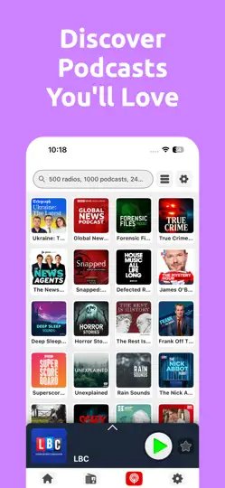 Capture d'écran de Radio Stations UK - Live FM sur iPhone 3