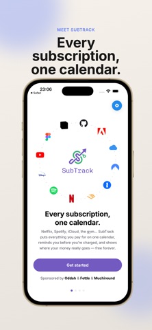 SubTrack- Manage Subscriptions iPhone screenshot