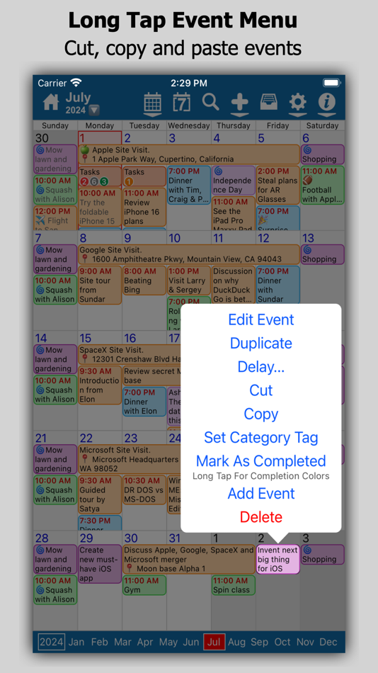 #2. Eventium (iOS) Av: johnhair.com