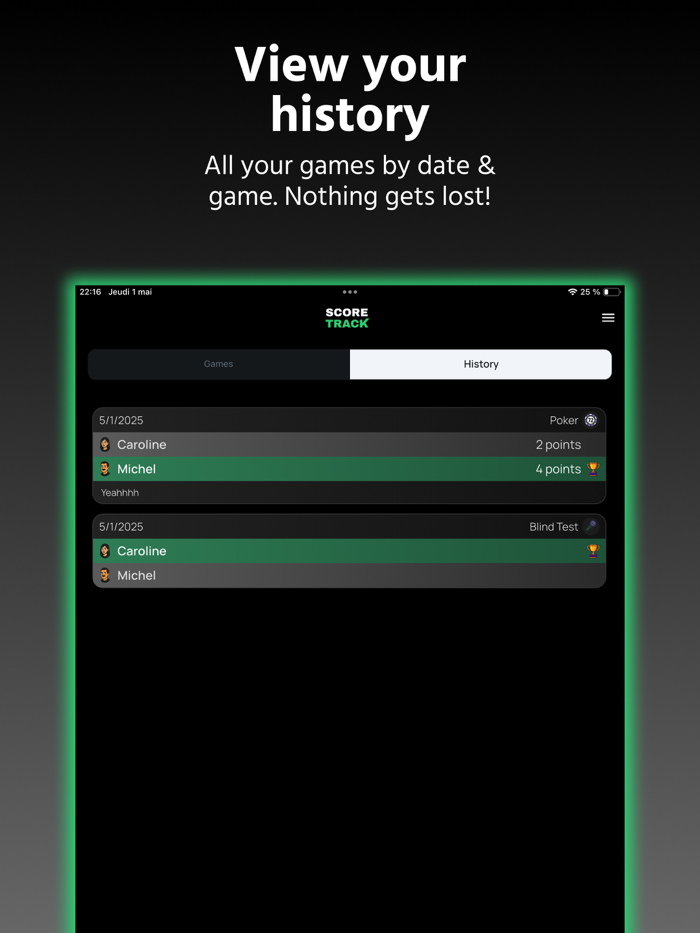 Score keeper  point counter