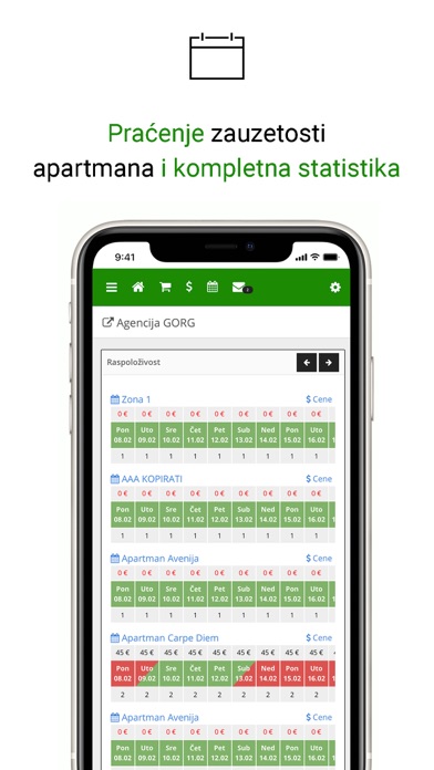 GORG  Aplikacija za izdavaoce Screenshot