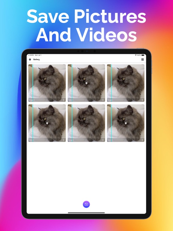 TimeWarp-TimeWarp Scan Filter iPad screenshot 2 - Photo & Video app