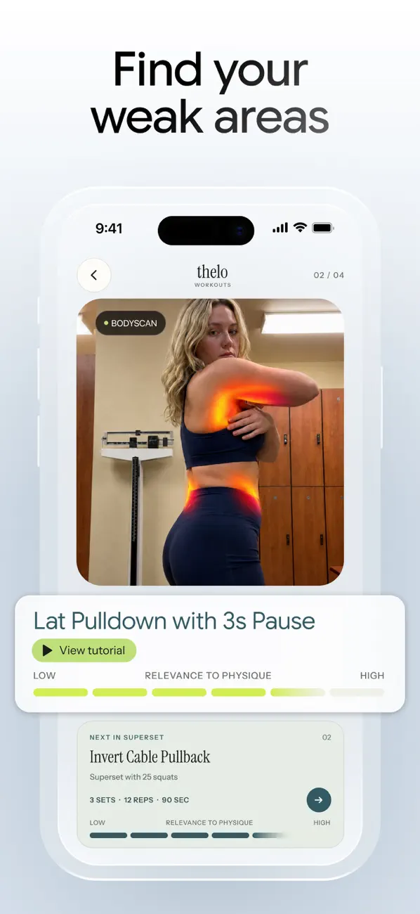 Screenshot #2 pour Thelo: musculation & forme IA