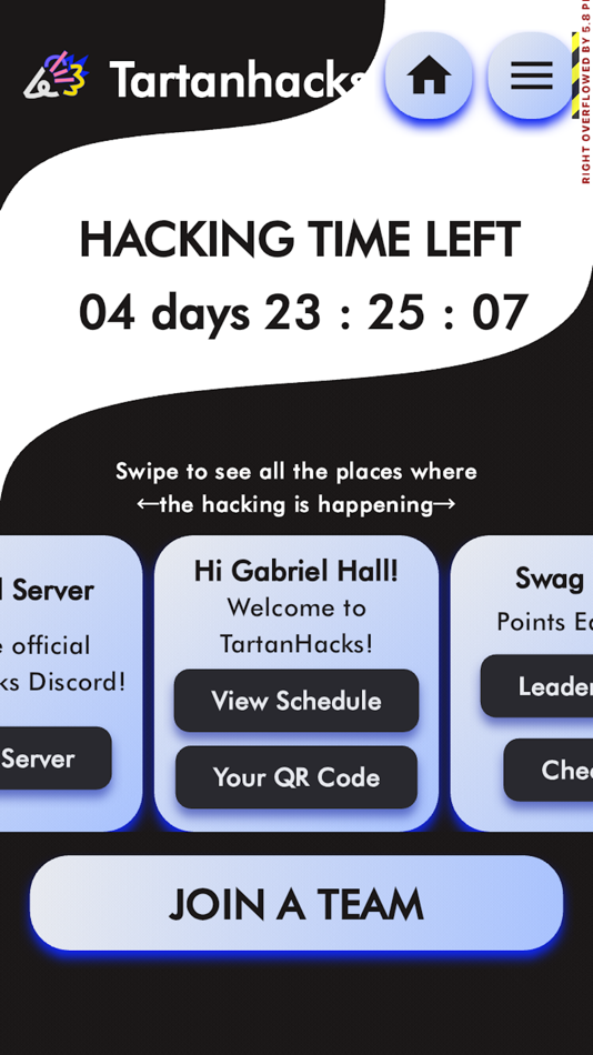 #1. TartanHacks Dashboard (iOS) 由: Gregory William Liu
