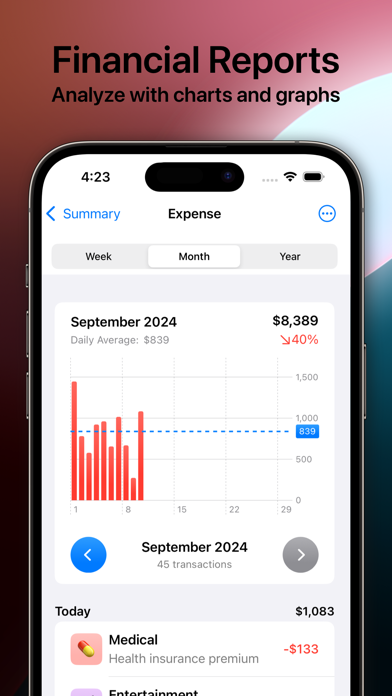 Money Tracker: Personal Budget Screenshot