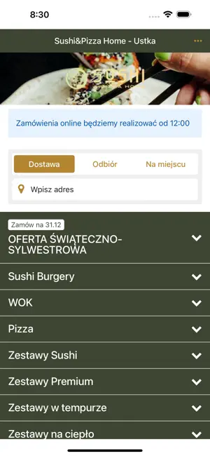 Sushi&Pizza Home screenshot 2