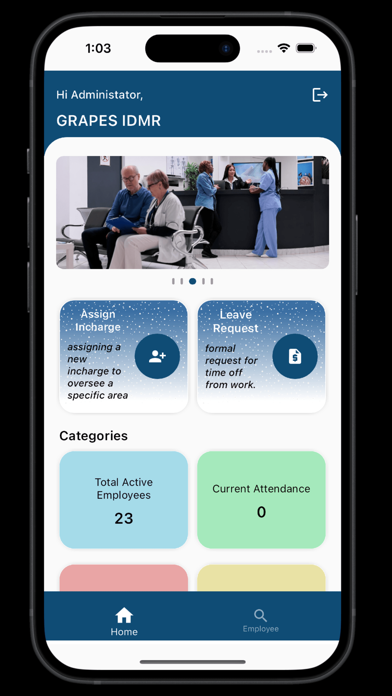Screenshot 1 of My HRM - GRAPES App