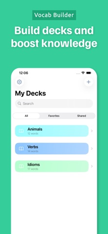 FlashCards - learn languages iPhone screenshot