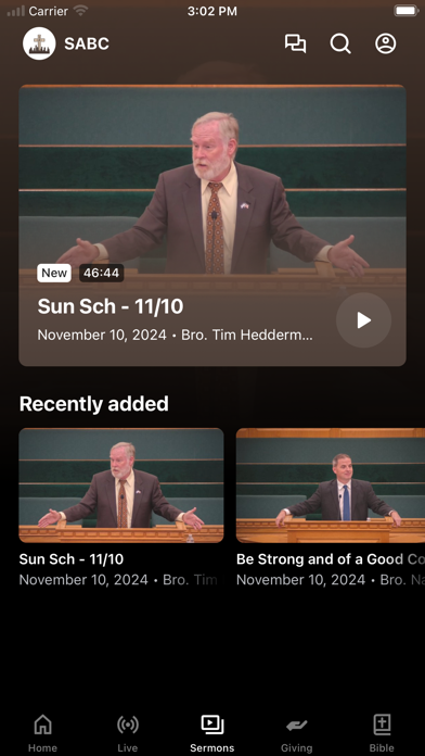 Shady Acres Baptist Church Screenshot
