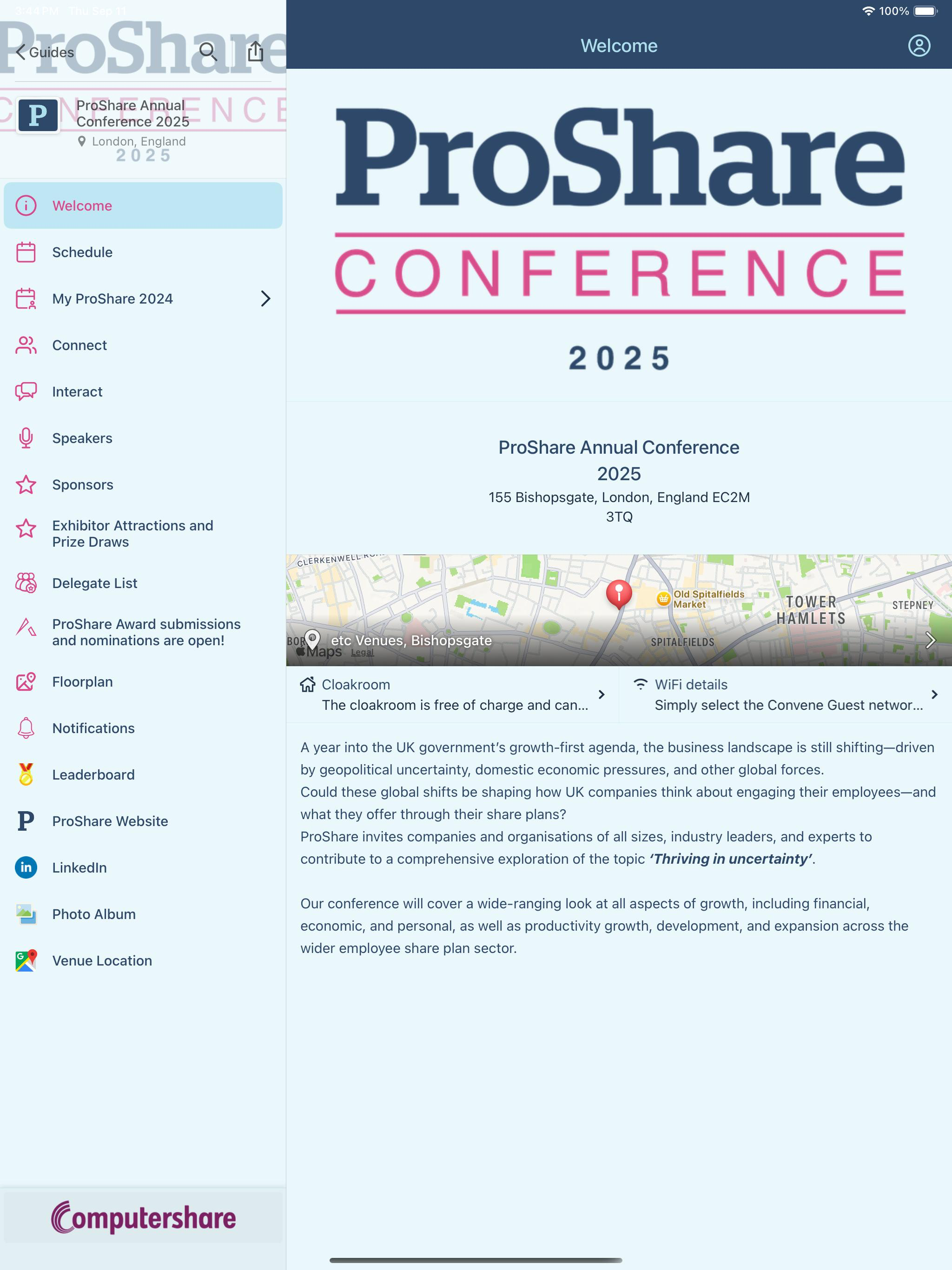 CGIUKI Conference App screenshot 4