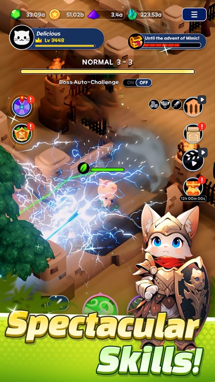 Tower Cat Battle: Idle Cat RPG