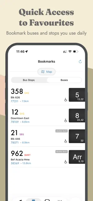 SG Buses - Bus Arrival Times screenshot 3