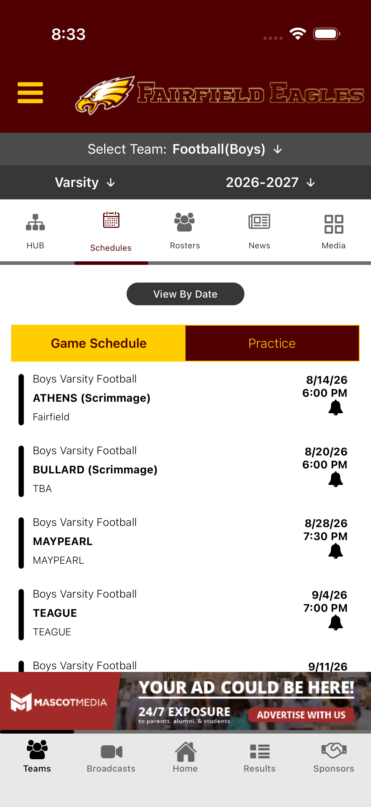 Fairfield Eagles Athletics screenshot 5
