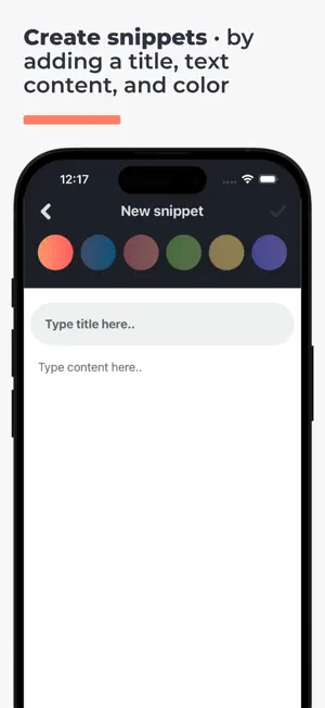 Snippeta - copy, manage, paste screenshot 4