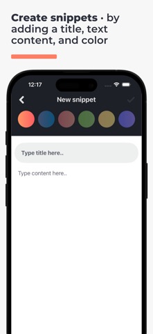 Snippeta - copy, manage, paste Screenshot 4 of 10