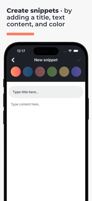 Snippeta - copy, manage, paste Screenshot 4 of 10