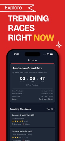 Pitlane iPhone screenshot