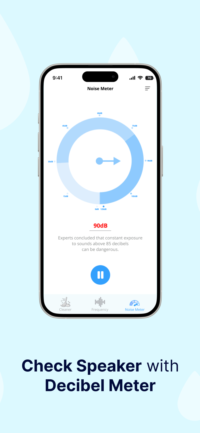 Clean Speaker Water Eject Wave