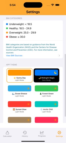 BMI Wellness Tracker Screenshot 4 of 6