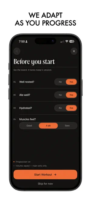 Adept Physique Workout Planner screenshot 4