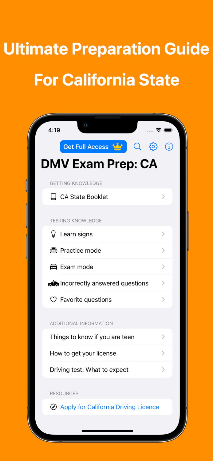 DMV Exam Prep CA State