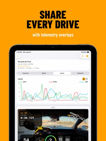 Trackside: GPS Lap Timer iPad screenshot
