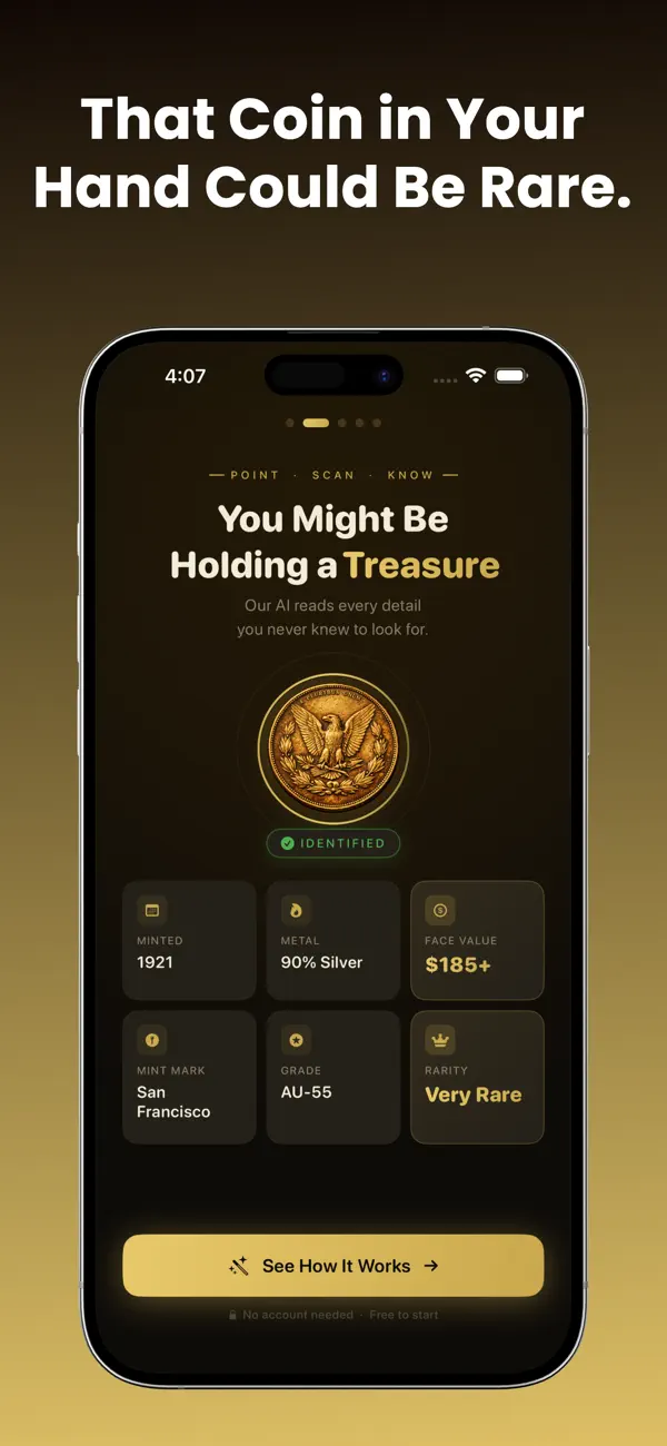 #4. Coin Scanner: Identify & Value (iOS) di: Abhi Shingala