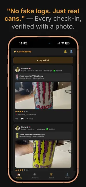 Caffeinated App screenshot 1