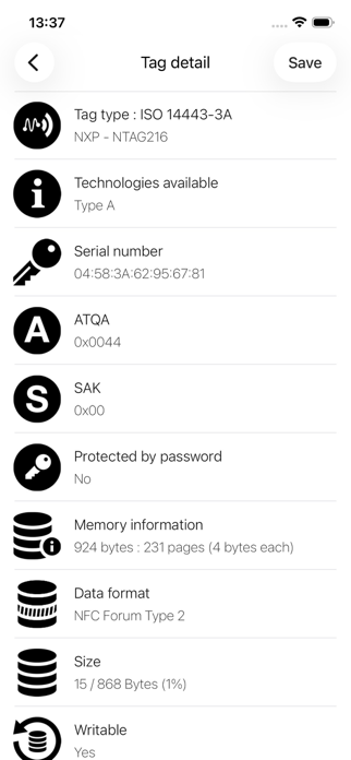 NFC Tools Screenshot 2 of 9