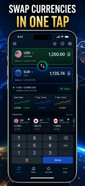 Currency Rates: Exchange screenshot 4