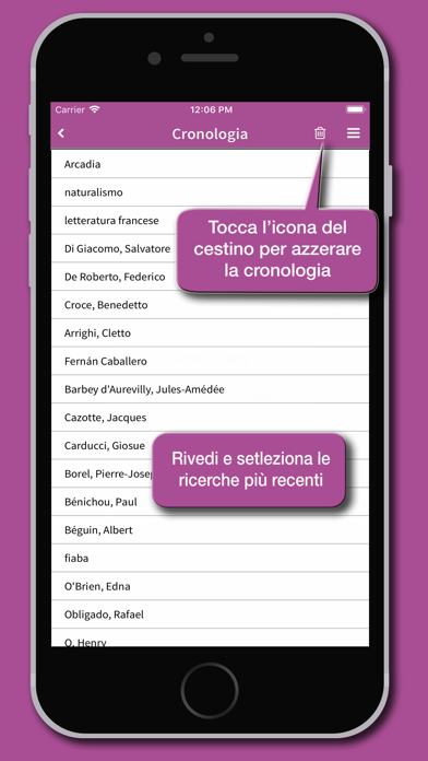 Screenshot #3 pour le Garzantine - Letteratura