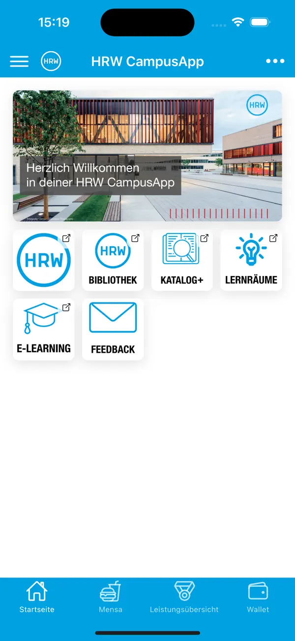 Screenshot #1 pour HRW CampusApp