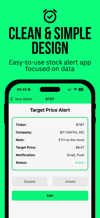 Stock Alerts & Tracker Screenshot 7 of 8